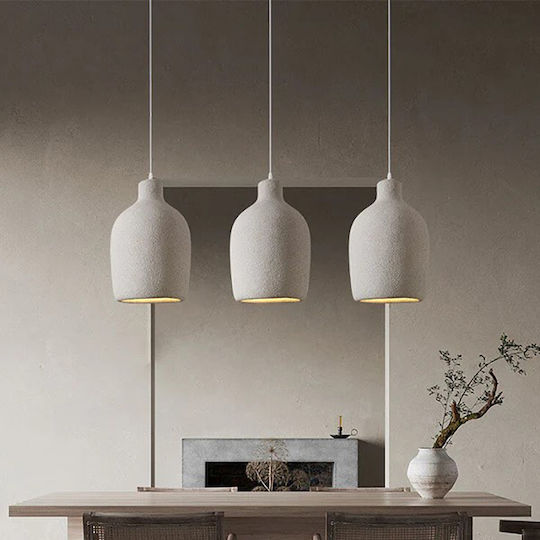 Atman Κρεμαστό Φωτιστικό Χρυσό με Ντουί E27 30x30x46εκ.