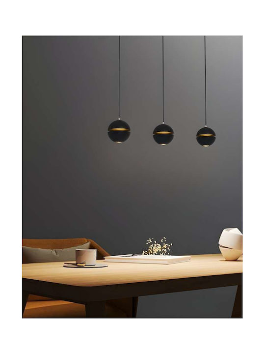 Atman Pendant Light Black LED