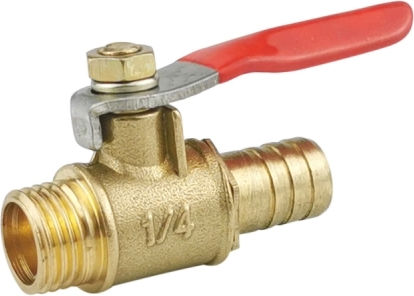 Laize Pneumatic Connector Flexible Pipe Copper Ball Valve Specification External 2-barb 10 Mm