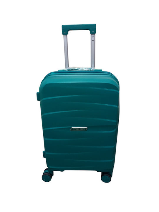 Felbags Valiză de Călătorie de Cabină Dura Albastru Petrol cu 4 Roți Înălțime 55cm