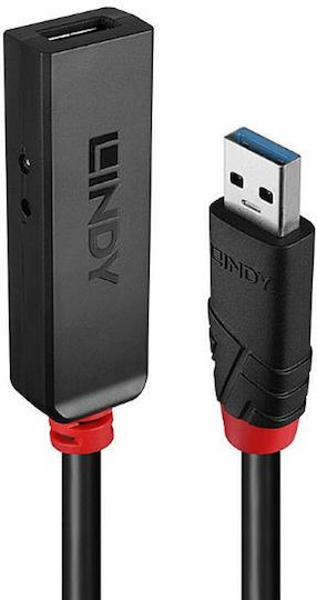 Lindy Regular USB 2.0 to micro USB Cable Μαύρο 3m 43400 1τμχ