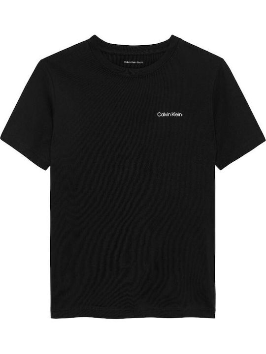 Παιδικό T-shirt CK Black Institutional