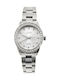 Loisir Hippy Damen Uhr mit Silber Metallarmband
