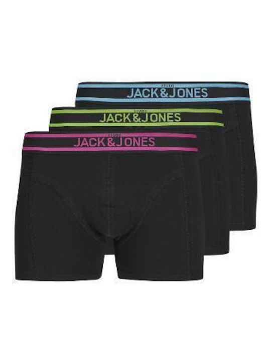 Ανδρικά Μποξεράκια Μαύρο με Σχέδια 3Pack