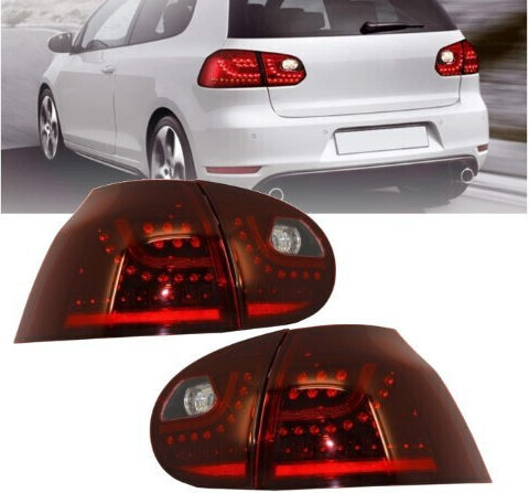 Jom 82929 Πισινά Φανάρια Set Vw Golf V 5 03-08 Led Urban Style Κόκκινο Φιμέ