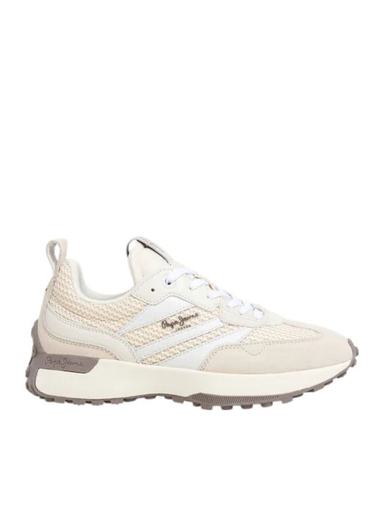 Lucky Print Γυναικεία Sneakers Μπεζ