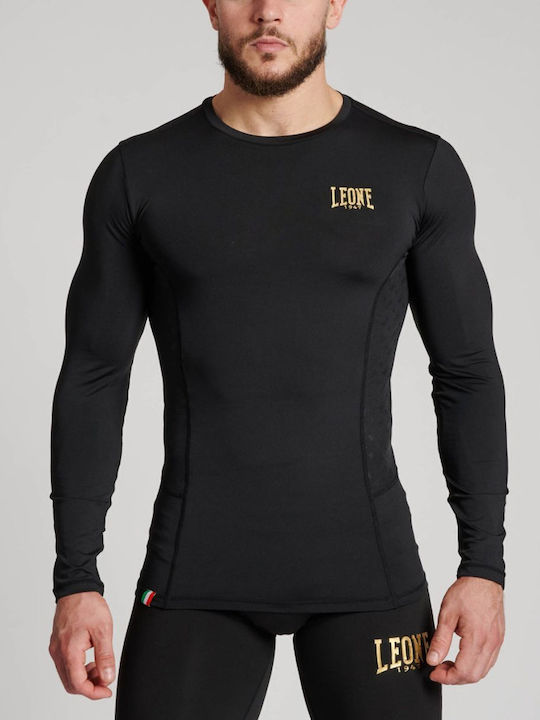 Leone 1947 Long Sleeve Shirt ABX708 for MMA Black