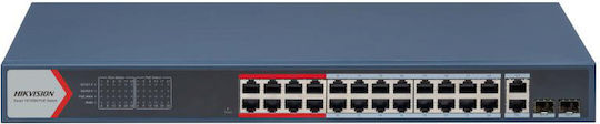 Hikvision DS-3E1326P-EI(B) Managed L2 PoE+ Switch with 24 Ethernet Ports