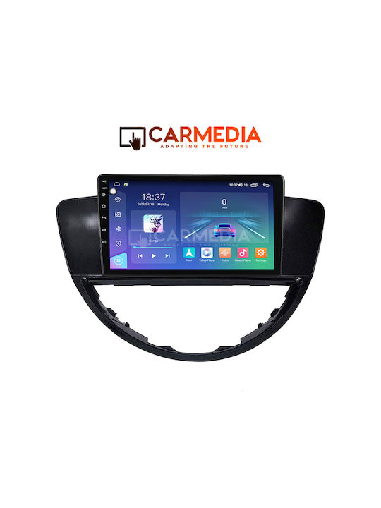 Carmedia Автомобилна Аудио Система (Блутут/USB/WiFi/GPS/Apple-Carplay/Android-Auto) с Тъчскрийн 9"