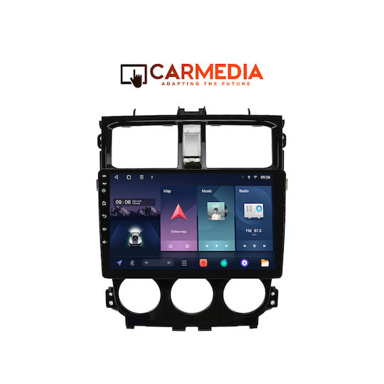 Carmedia Ηχοσύστημα Αυτοκινήτου για Mitsubishi Colt 2013-2023 (Bluetooth/USB/WiFi/GPS/Apple-Carplay/Android-Auto) με Οθόνη Αφής 9"