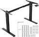 Vevor Collapsible Desk Base made of Metal Black 95x58x70cm