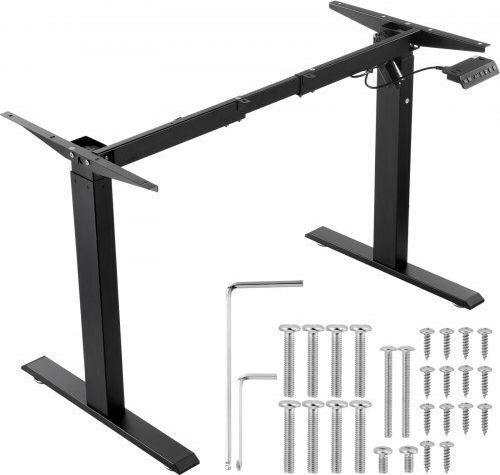 Vevor Collapsible Desk Base made of Metal Black 95x58x70cm