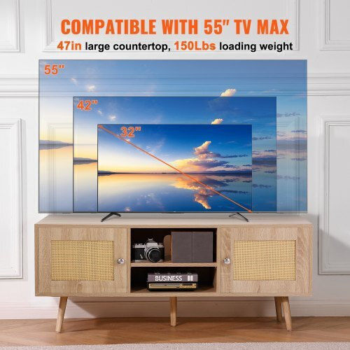 TV Stand Oak M120xD40xH49cm