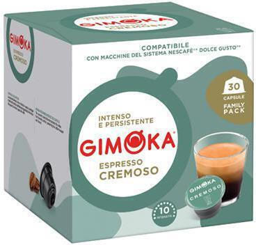 Gimoka Kapseln Espresso Kompatibel mit Maschine Dolce Gusto 30Mützen