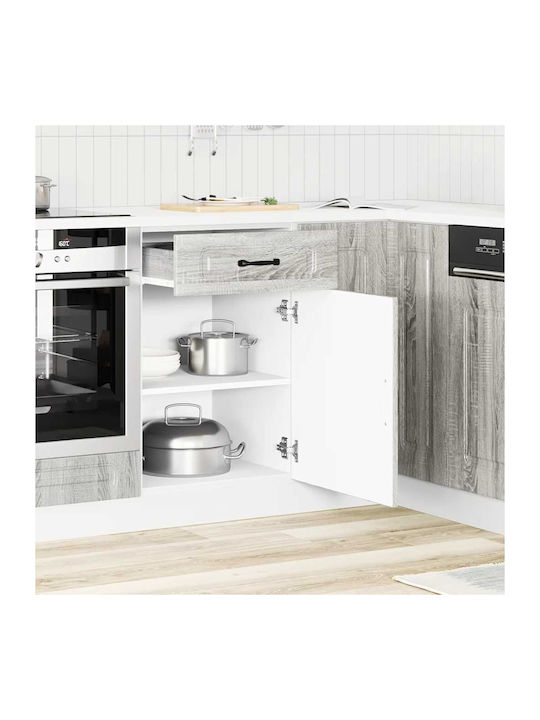 Floor Cabinet Gray Sonoma 50x46x81.5pcs