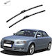 Front Wiper Blade Set Audi A4 2004-2008 550mm 550mm 22" & 22" 2 Pieces Carro 245116