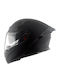 Axor Apex Solid Black Mat Motorcycle Helmet Full Face ECE 22.06 1600gr with Pinlock and Sunvisor
