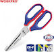 Ψαλιδι Κουζινας 250mm 10" Πολλαπλων Χρησεων Wp214006 Workpro Profi