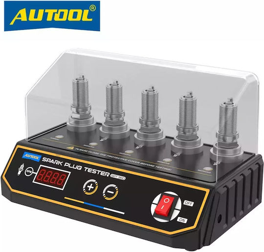 Autool Spt360bl Car Spark Plug Tester Αυτόματος Ρυθμιζόμενος Δοκιμαστής Μπουζί Αυτοκινήτου 5 Οπών