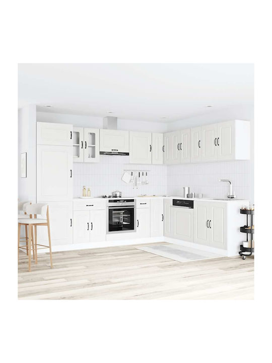 Vidaxl Kitchen Cabinet Set 14 Pieces Kalmar Whi...
