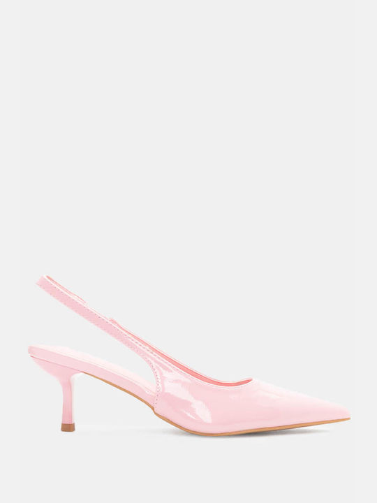 Luigi Pointed Toe Pink Heels