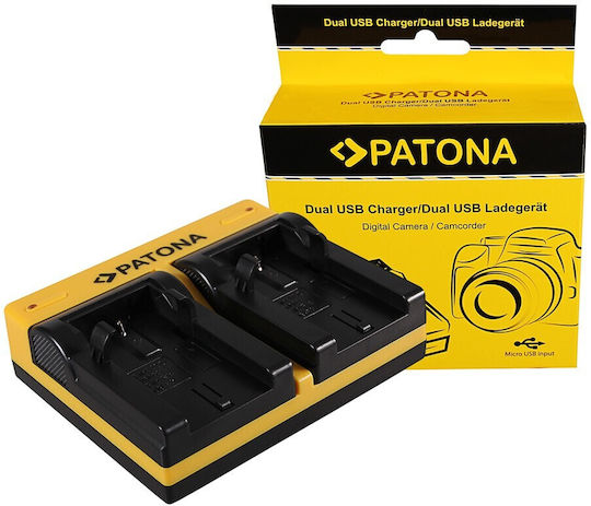 Patona Dual Ladegerät für Kodak Klic-8000 Db-50 Easyshare Z1012 Is Z1085 Is Z1485 Is Z612 inkl. Micro