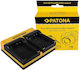 Patona Dual Battery Charger for Pentax D-li88 Optio H90 P70 P80 W90 Ws80 D-li88 D-li88 Including Micro-USB