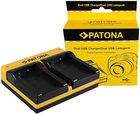 Patona Dual Battery Charger for Konica Minolta Minolta Np-200 Dimage X Xg Xi Xt Xt Biz Including Micro-USB Cable