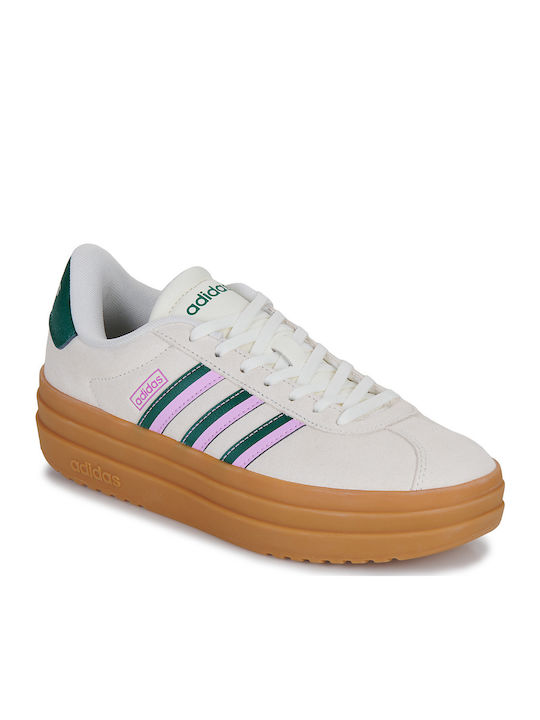 VL Court Bold Damen Flatforms Sneakers Beiges JI1788