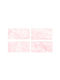 Wall Sticker 4 Pieces Crystal Film Marble Pattern Wall Sticker Dls025