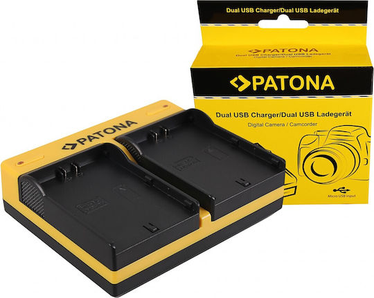 Patona Dual Charger F Jvc Ssl-75 Ssl-jvc50 Ssl-jvc75 Hm600 Hm650