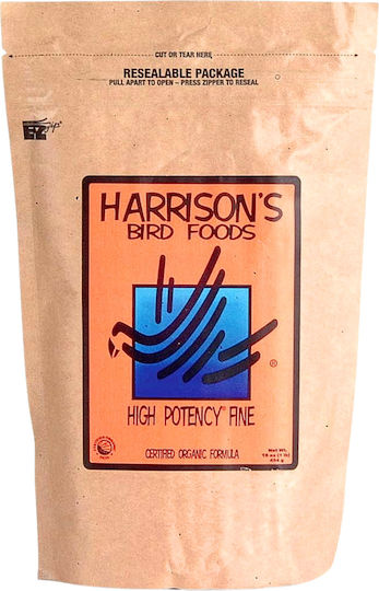 Harrison's High Potency Fine 100% Organic Hrană pentru Papagali Granule Medii Păsări