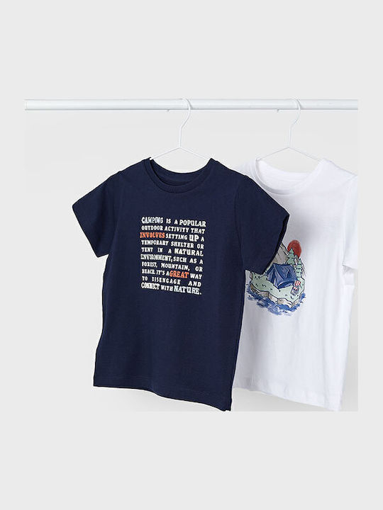 Mayoral Set Kinder-T-Shirts marineblau
