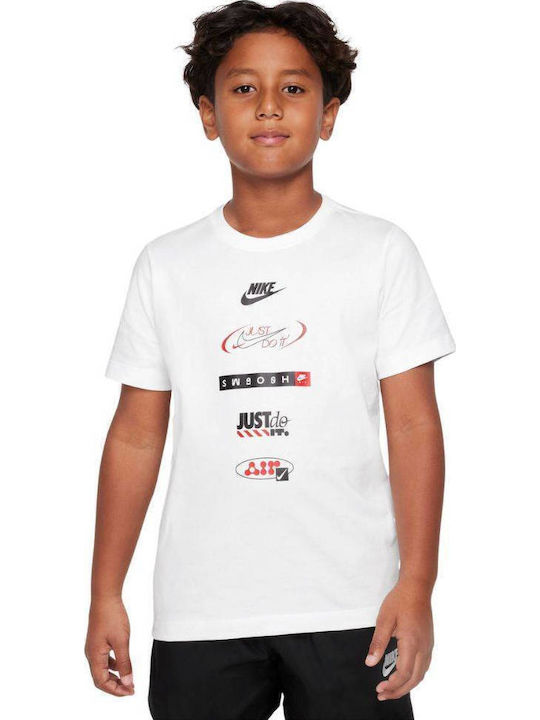 Nike Kids' T-shirt White Sportswear