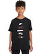 Kids' T-shirt Black Sportswear