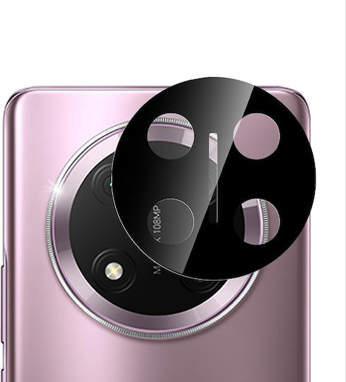 Techsuit Full Kameraschutz Gehärtetes Glas Black für das Honor Magic7 Lite, X9c