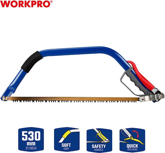 Bügelsäge 530mm 21" Wp215019 Workpro Profi