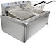 Karni Electric Fryer Double 7kW Capacity 2x11lt 67x43.5x33.5cm