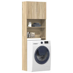 vidaXL Ντουλάπι Μπάνιου Πλυντηρίου 64x24x190cm Sonoma