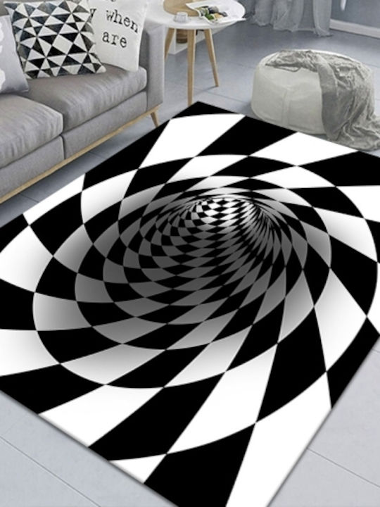 3D Geometric Stereo Trap Vision Carpet Living Room Bedroom Dimensions 60x90cm Rectangular Vision G