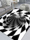 3D Geometric Stereo Trap Vision Carpet Living Room Bedroom Dimensions 60x90cm Rectangular Vision G