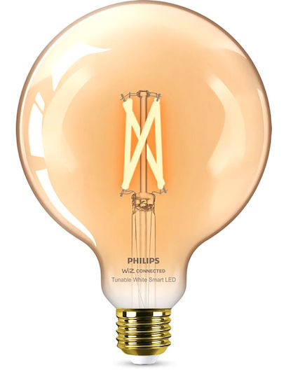 Philips Smart Bulb LED 7W for Socket E27 and Shape G125 Warm White 640lm Dimmable