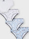 Mayoral Clouds Set Set of Kids' Briefs Navy Blue 4pcs