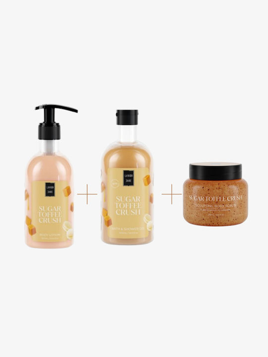 Sugar Toffee Crush Комплект за грижа за кожата за Хидратация & Почистване на тялото 3бр
