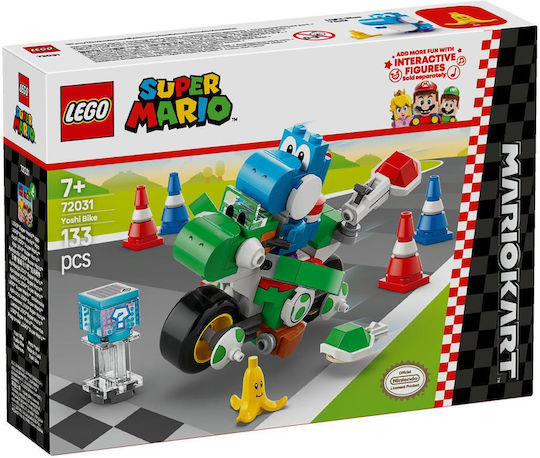 LEGO Super Mario Mario Kart - Yoshi Bike for Ages 7+ 133 Pieces