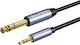 Cabletime CT-AV321-H11G-AG1 Cable 6.3mm male - 3.5mm male 1m CT-AV321-H11G ct-av321-h11g