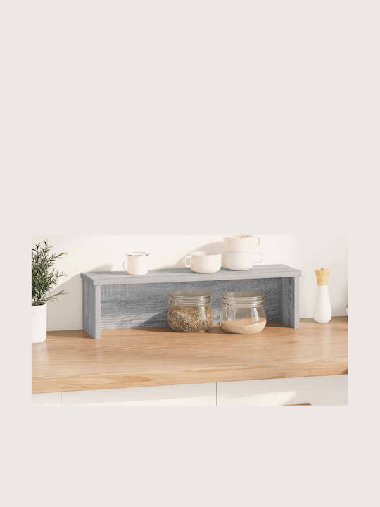 Vidaxl Raft de Bucătărie Suprapozabil Sonoma Gri 50x15x16 cm Gri