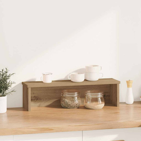 vidaXL Επιτραπέζια Βάση Ξύλινη 60x15x16εκ. Καφέ