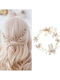 Bridal Hair Jewelry Pearls Gold Leaves Pearly Top Ba50 Hair Duty Hrd-ba50