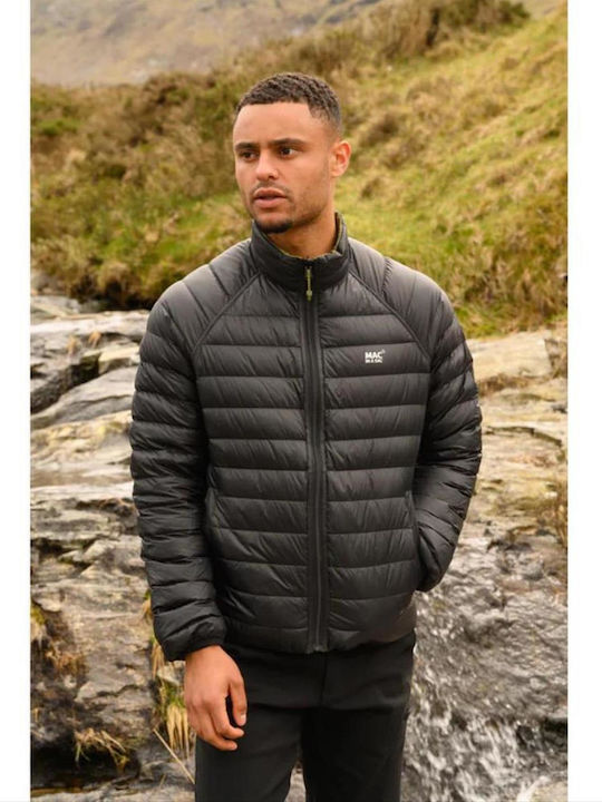 Geacă Puffer Cu Două Fețe Jet Black/Olive